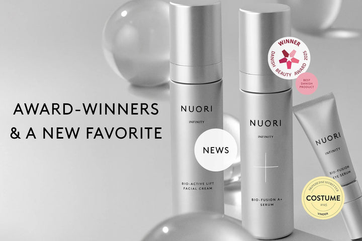 infinity best skincare product award winner nuori