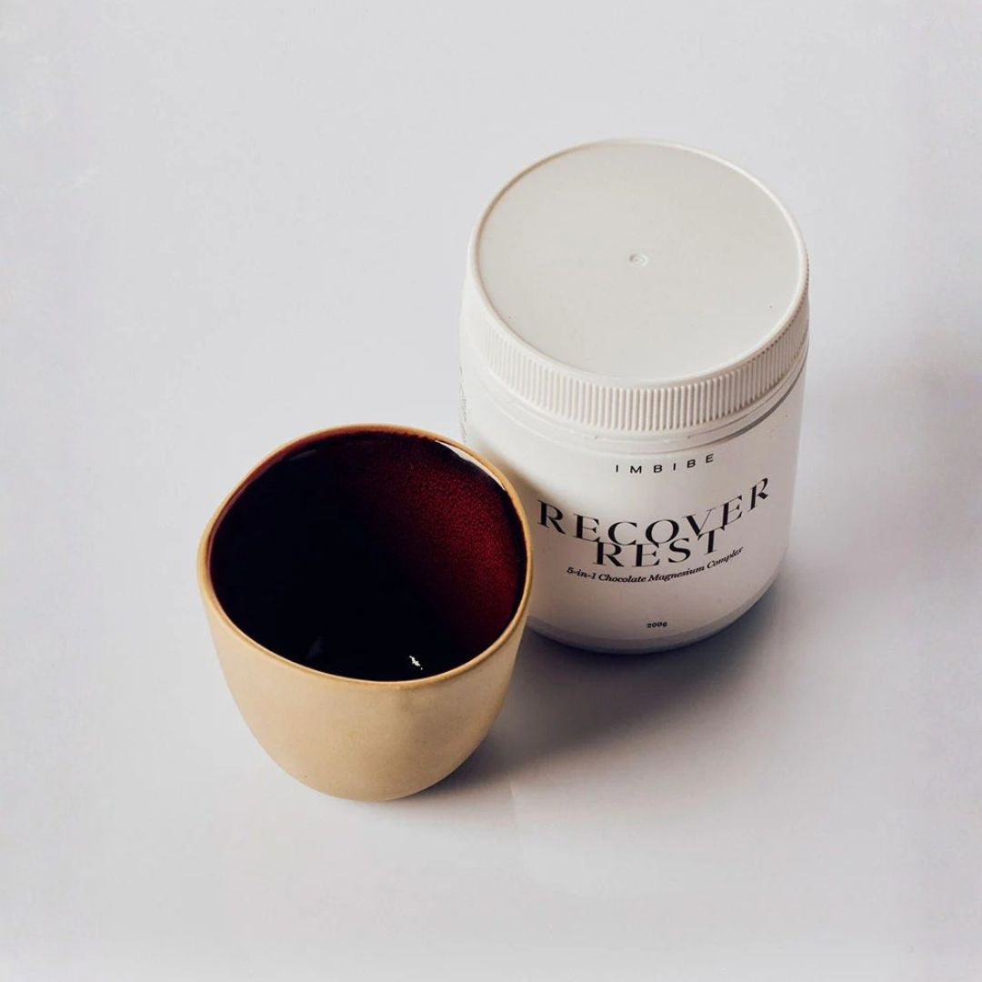 magnesium hot chocolate imbibe with handmade cup