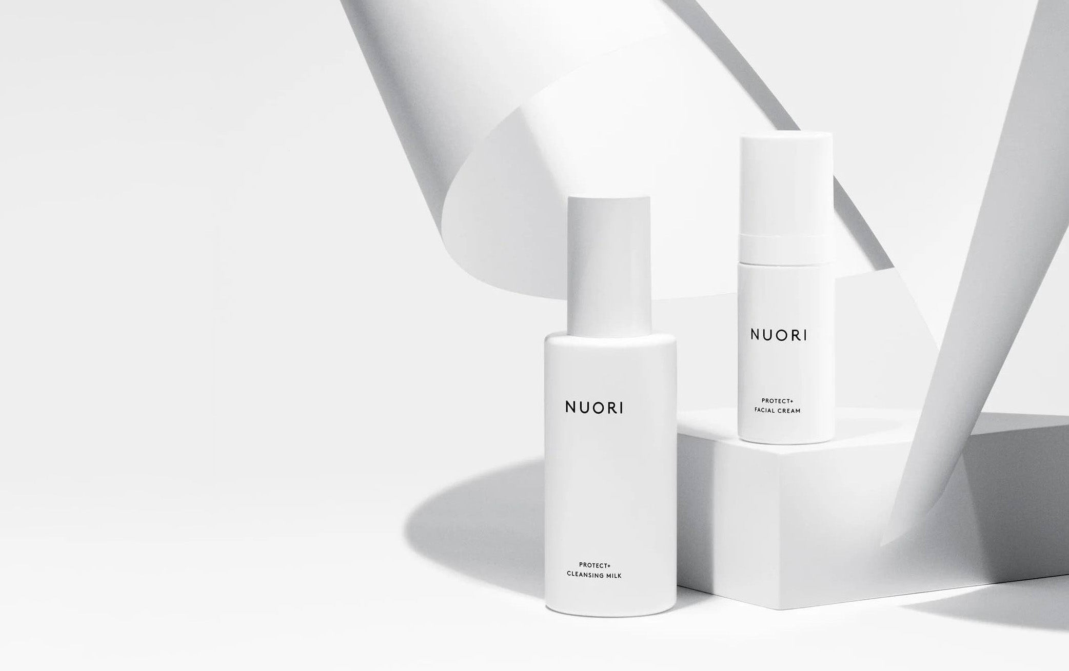 nuori fragrance free skincare protect+ for hypersensitive skin