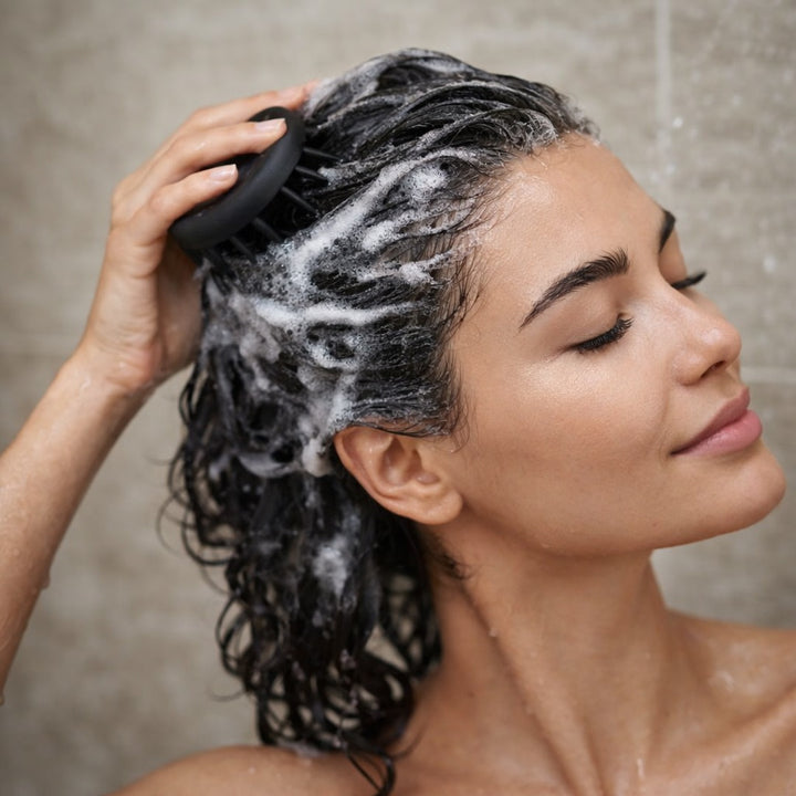 scalp scrubber message brush