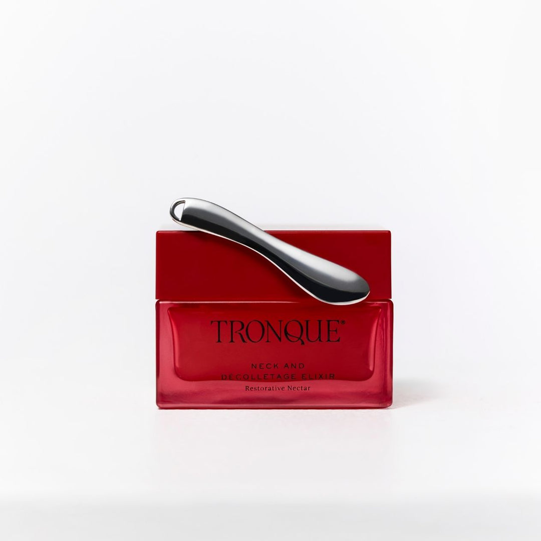 tronque neck and décolletage skincare with clean ingredients