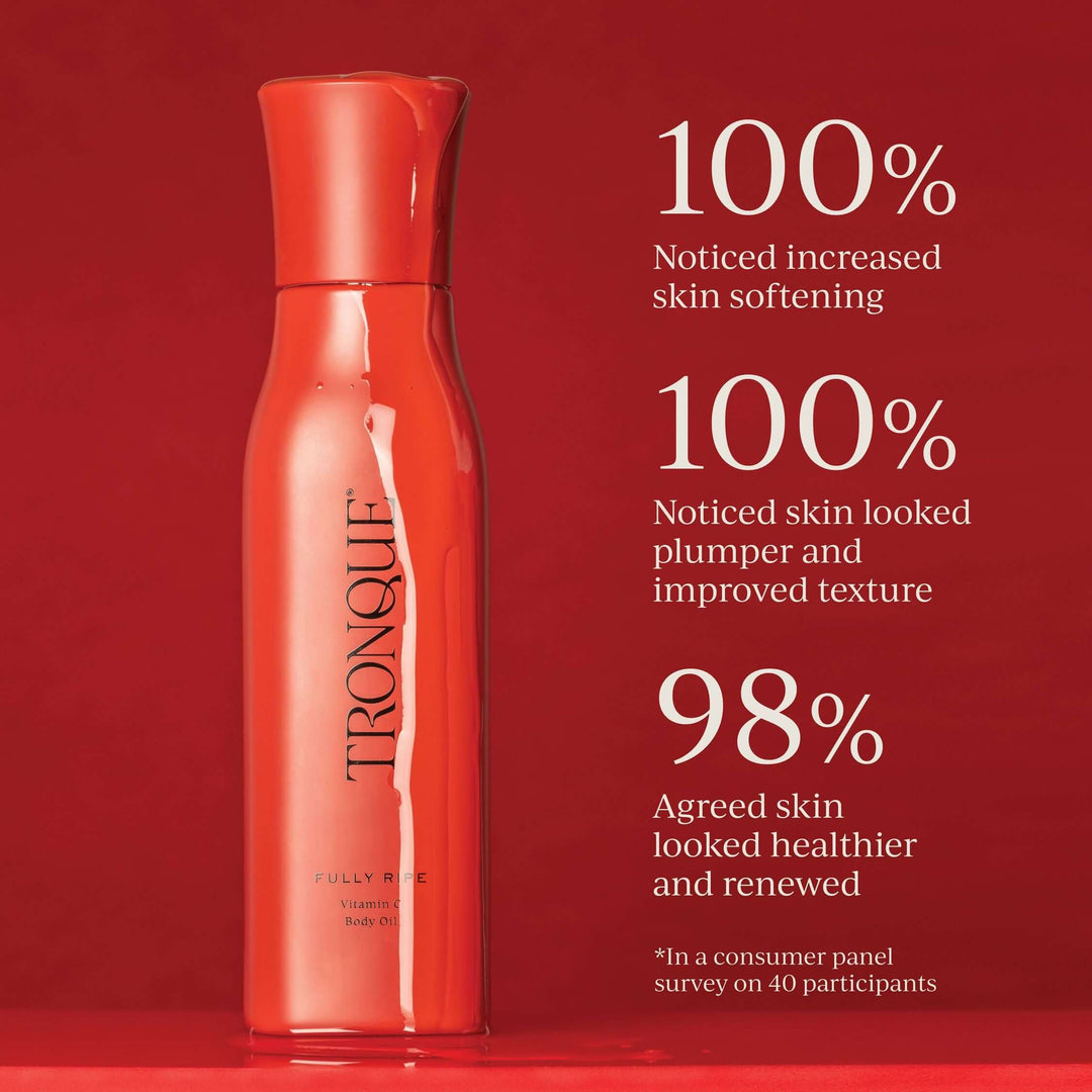 Vitamin C body oil for improved skin texture
