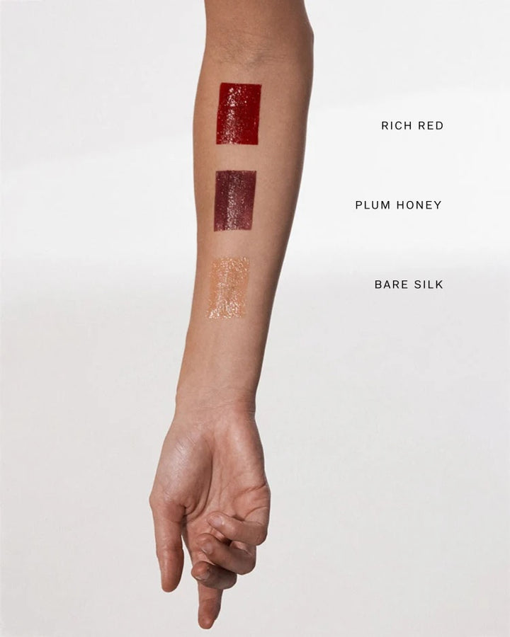 Collagen Lips rich red plum honey bare silk