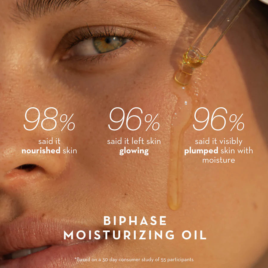 biphase moisturising oil organic skincare