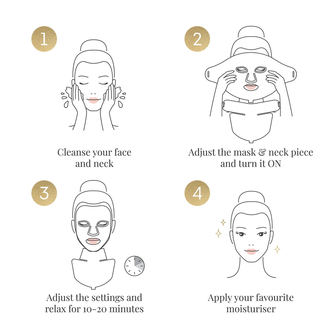 safe LED face mask top quality