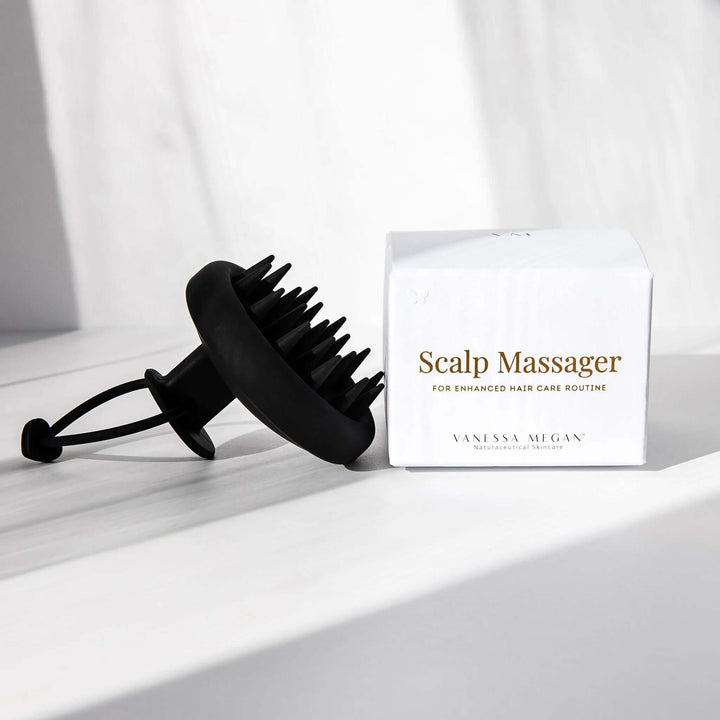 scalp message scrubbing hair brush