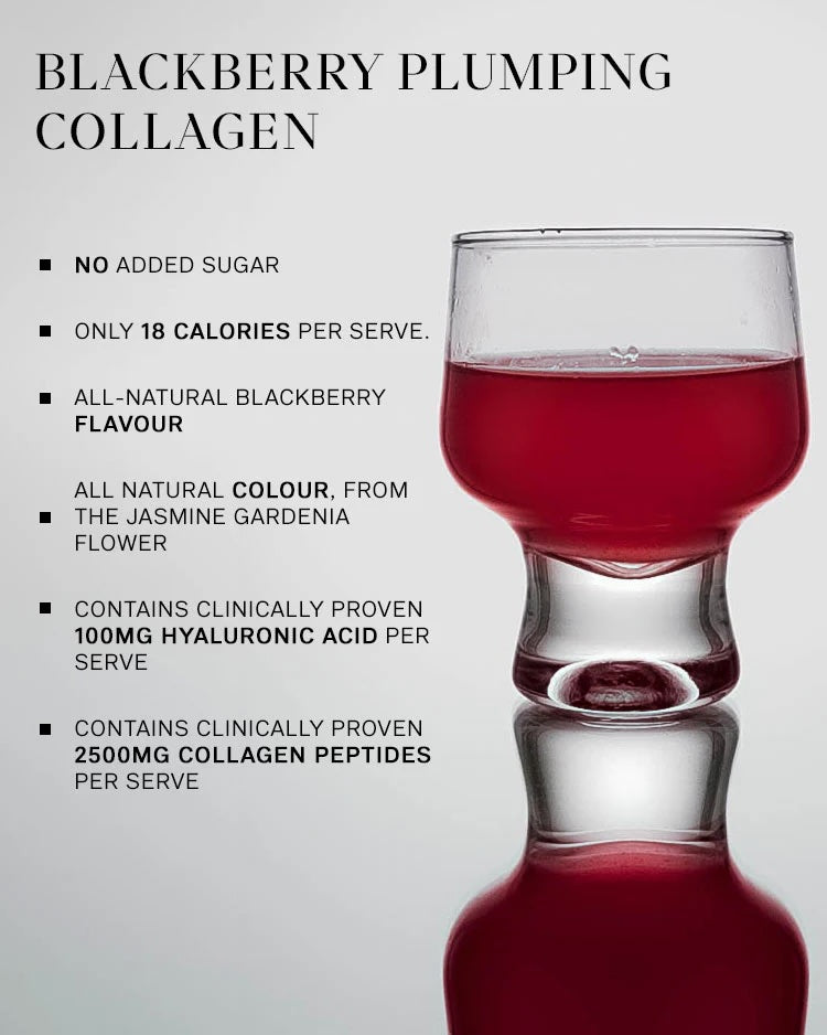 Super skin blackberry collagen no added sugar supplement