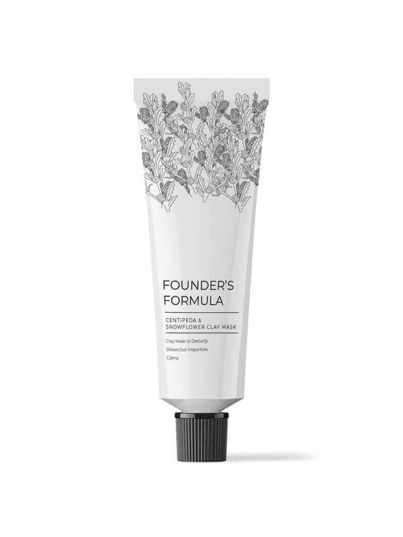 Founders formula face clay mask centipede and snowblower