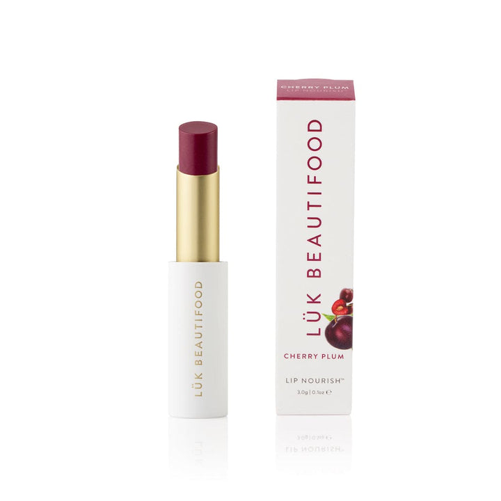 luk beautifood cherry plum natural lipstick