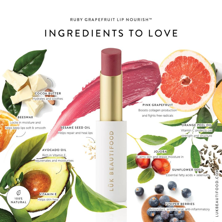 luk beautifood ruby grapefruit lipstick ingredient