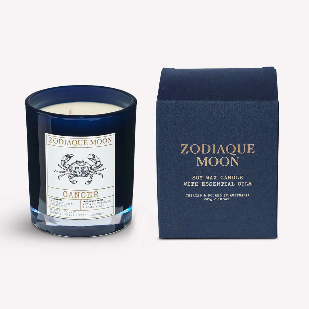 personalised zodiac soy blend candle zodiaque moon
